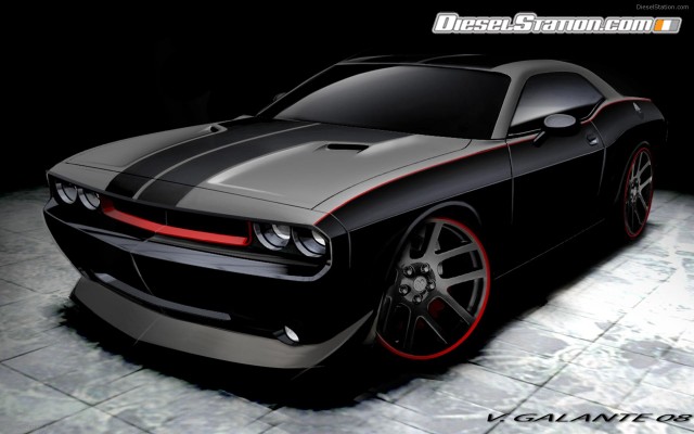 black dodge challenger wallpaper. Black Dodge Challenger