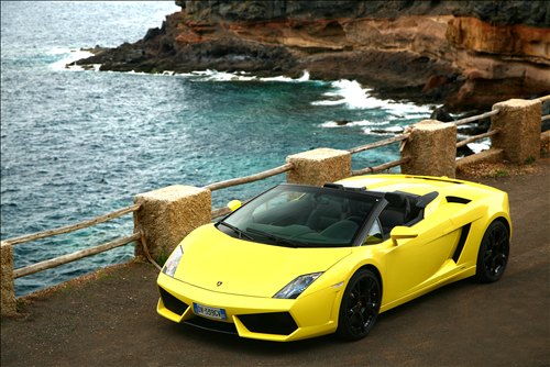 Lamborghini Lp560 Spyder Side