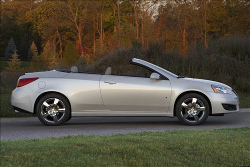 Pontiac G6 2008. 2009 Pontiac G6 GT Convertible