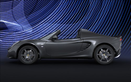 2010 Lotus Elise Club Racer Black Car Wallpaper