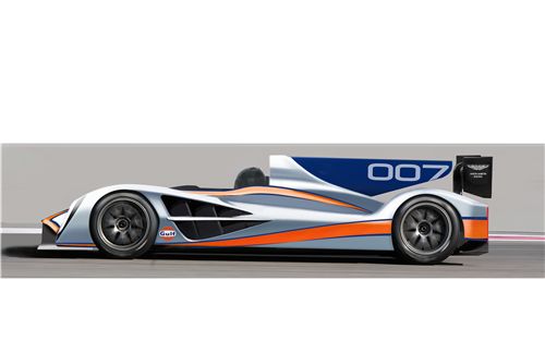 Aston Martin's new LMP1 race car for Le Mans 24 Hour race in 2011