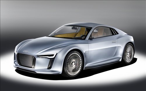 The Detroit showcar Audi e-tron shows another variant of an electric vehicle 