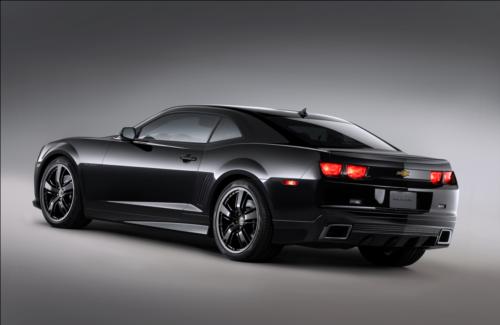 Camaro Black Concept Car Wallpaper. It's hard to go unnoticed in a 2010 