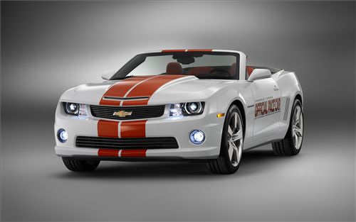 Chevrolet Camaro Convertible Official Pace Car Of 2011 Indy 500 Car Walls