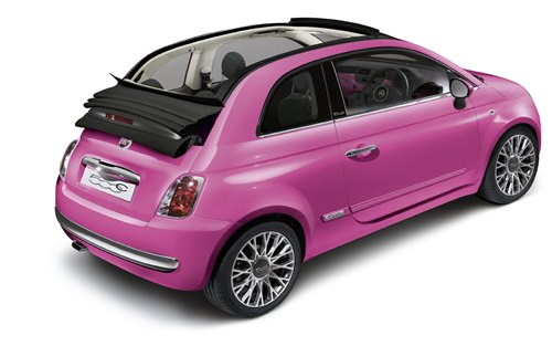 wallpapers pink. Fiat 500 Pink Droptop Special