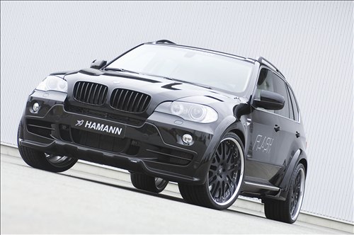 The HAMANN Flash tuning program gives the BMW X5 a widebody kit and a 