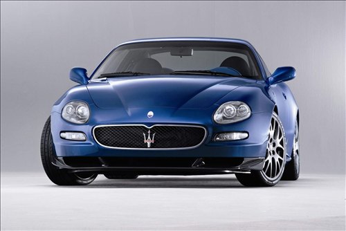 blue maserati logo