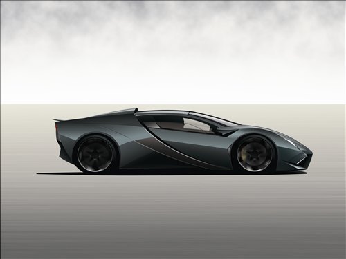 super car wallpaper. Freccia- Mid engined supercar