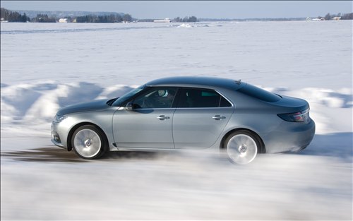 Saab 9 5. Saab 9 5 During Test Car