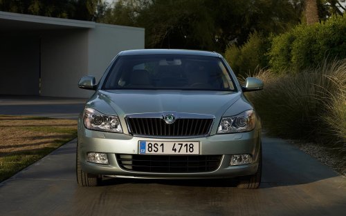 Skoda Octavia 2009 model was displayed at the Paris Motor Show 2008 in 