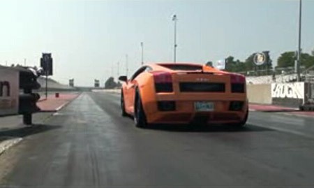 Orange Lamborghini Gallardo Car