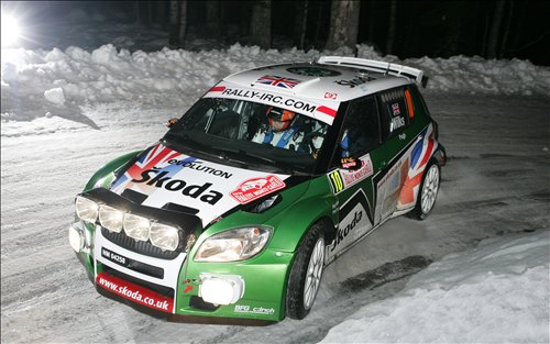 Skoda Fabia S2000 Rally Car Car Walls