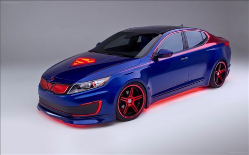 Superman's Kia Optima Hybrid 2013