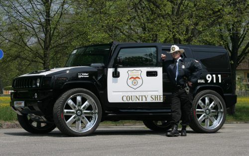 maserati police car