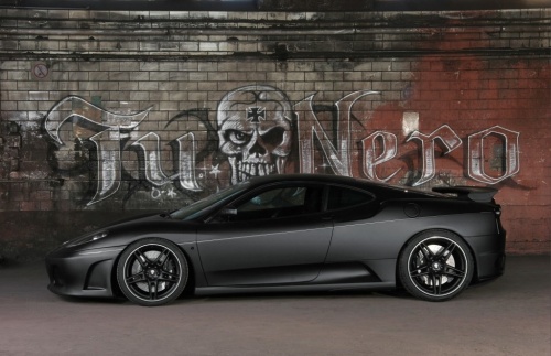 Novitec rolled out this matte black Ferrari F430 they named the Tunero