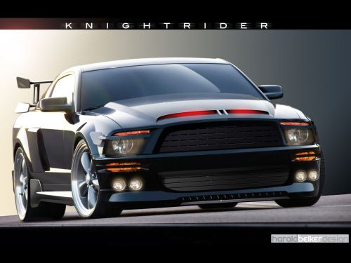 mustang gt wallpaper. knight rider shelby mustang gt