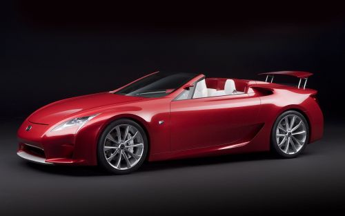 lexus lfa roadster concept photo