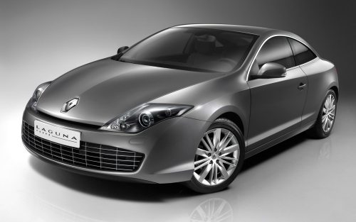 Renault unveiled its latest model, Laguna Coupe 