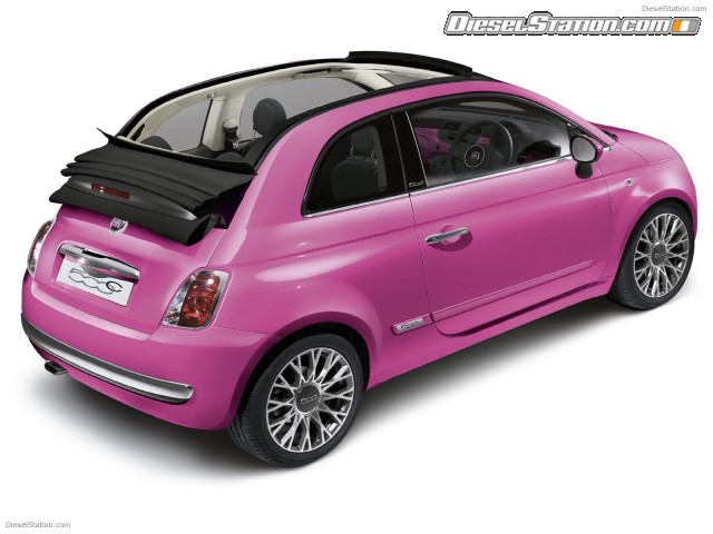 Fiat 500C Pink 2011 Picture #1 Fiat 500C Pink 2011 Picture #1