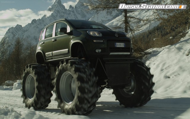 Fiat Panda Monster Truck 2013 Widescreen Picture #7 Fiat Panda Monster Truck 2013 Widescreen Picture #7