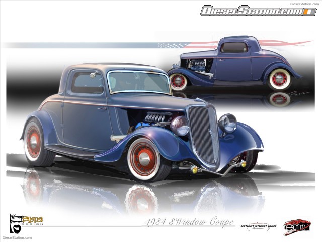 Ford 1934 3 Window Coupe hot rod Picture #7 Ford 1934 3 Window Coupe hot rod Picture #7