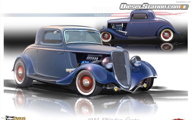 Ford 1934 3 Window Coupe hot rod Widescreen Picture #9 Ford 1934 3 Window Coupe hot rod Widescreen Picture #9