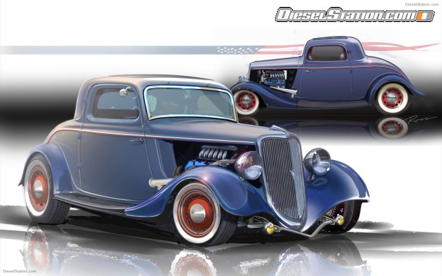 Ford 1934 3 Window Coupe hot rod Widescreen Picture #4 Ford 1934 3 Window Coupe hot rod Widescreen Picture #4
