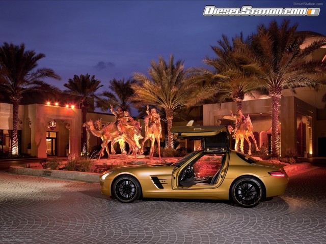 Mercedes SLS AMG Desert Gold 2010 Picture #5 Mercedes SLS AMG Desert Gold 2010 Picture #5