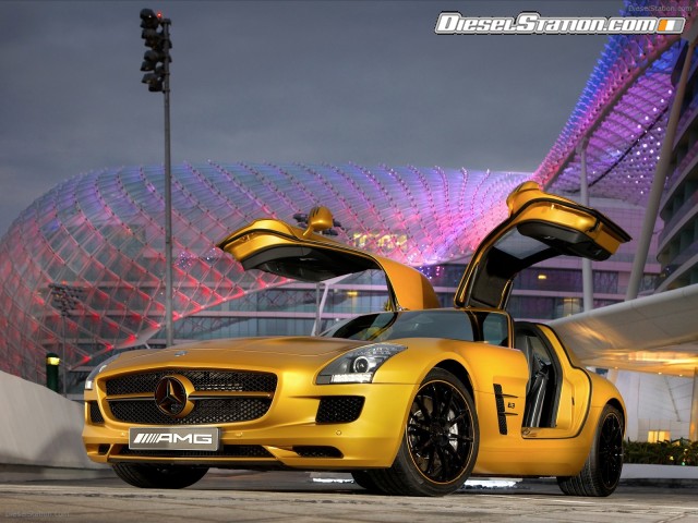 Mercedes SLS AMG Desert Gold 2010 Picture #6 Mercedes SLS AMG Desert Gold 2010 Picture #6