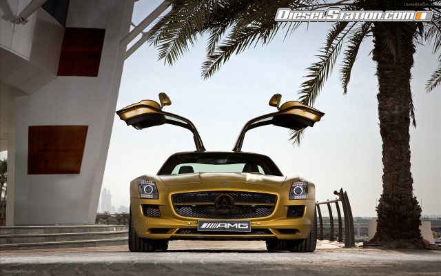 Mercedes SLS AMG Desert Gold 2010 Widescreen Picture #8 Mercedes SLS AMG Desert Gold 2010 Widescreen Picture #8