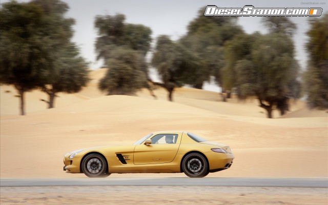 Mercedes SLS AMG Desert Gold 2010 Widescreen Picture #22 Mercedes SLS AMG Desert Gold 2010 Widescreen Picture #22