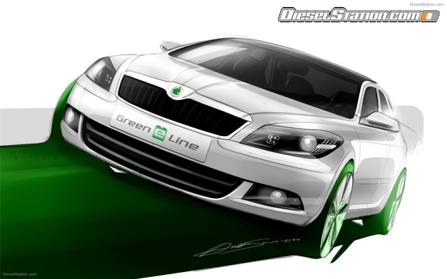 Skoda Octavia Green E Line Concept 2010 Widescreen Picture #23 Skoda Octavia Green E Line Concept 2010 Widescreen Picture #23