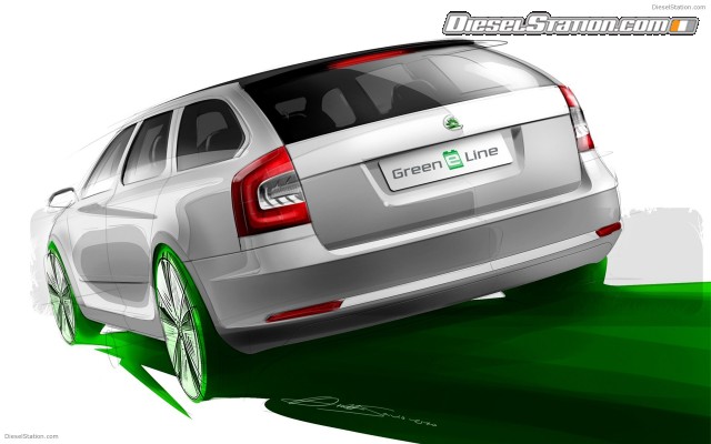Skoda Octavia Green E Line Concept 2010 Widescreen Picture #7 Skoda Octavia Green E Line Concept 2010 Widescreen Picture #7
