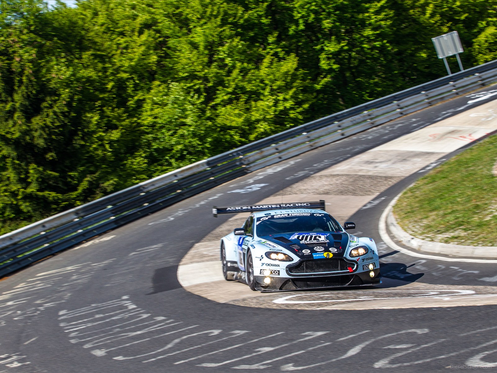 Aston Martin V12 Vantage GT3 at Nurburgring 24 Hours Race