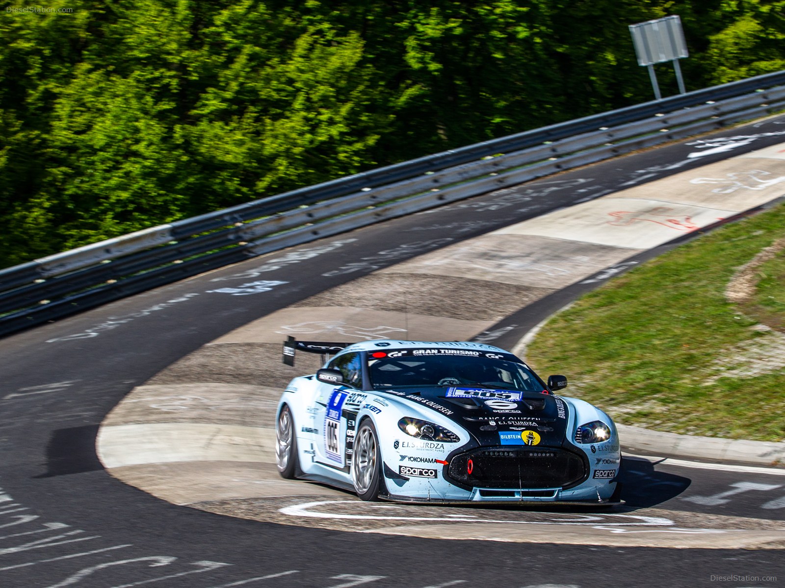 Aston Martin V12 Vantage GT3 at Nurburgring 24 Hours Race