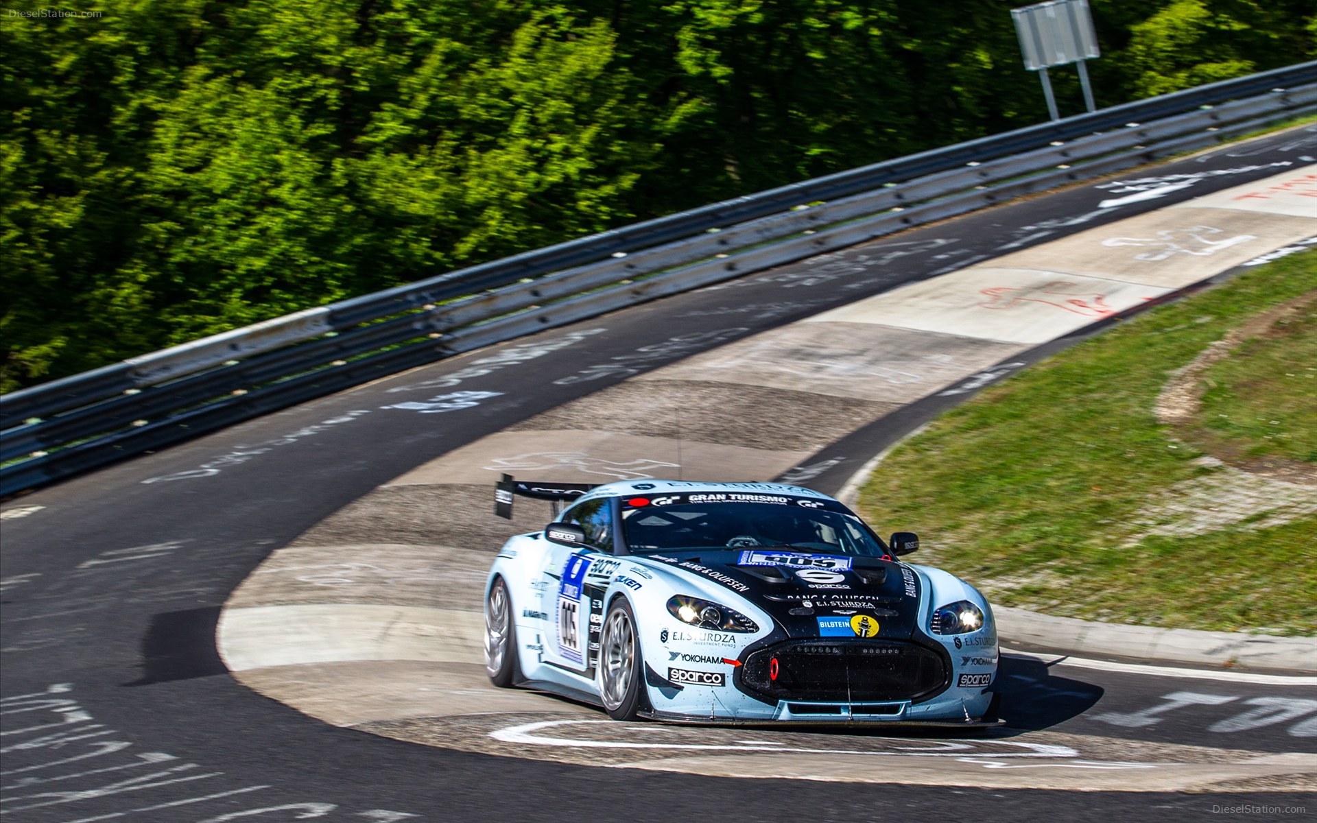 Aston Martin V12 Vantage GT3 at Nurburgring 24 Hours Race
