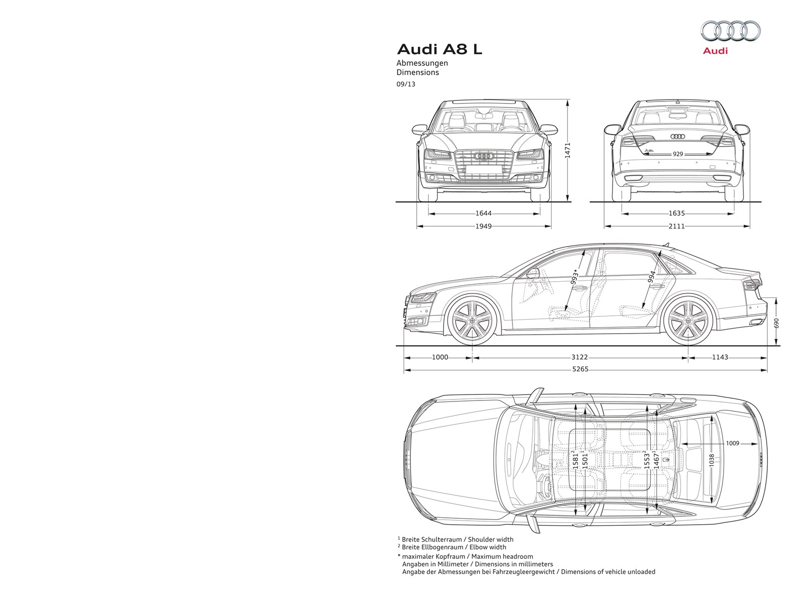 Audi A8L 2014