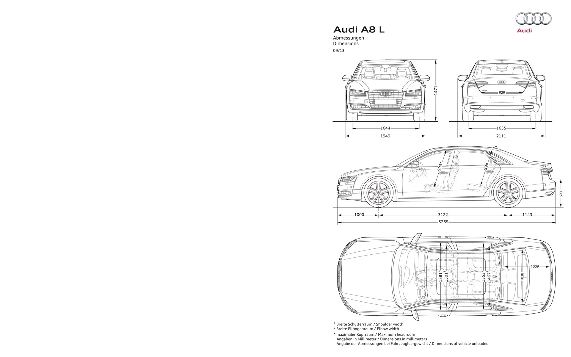 Audi A8L 2014