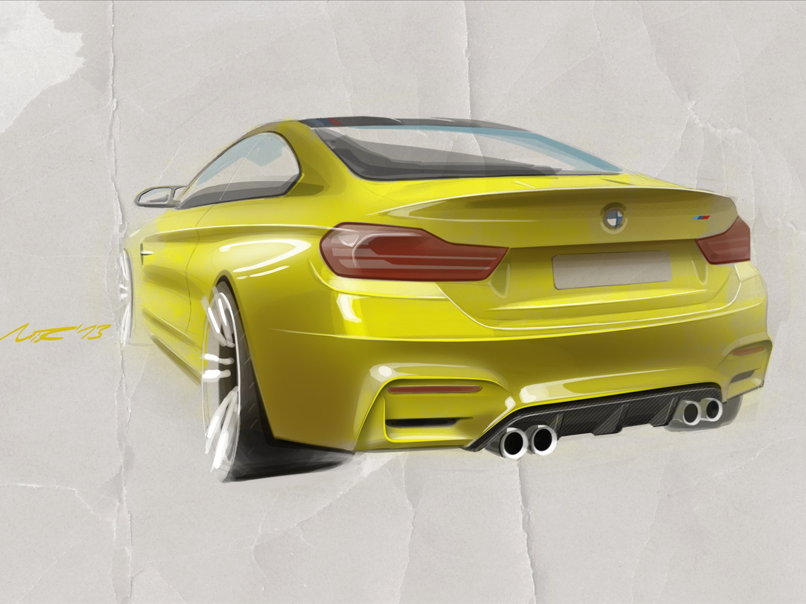 BMW M4 Coupe Concept 2013