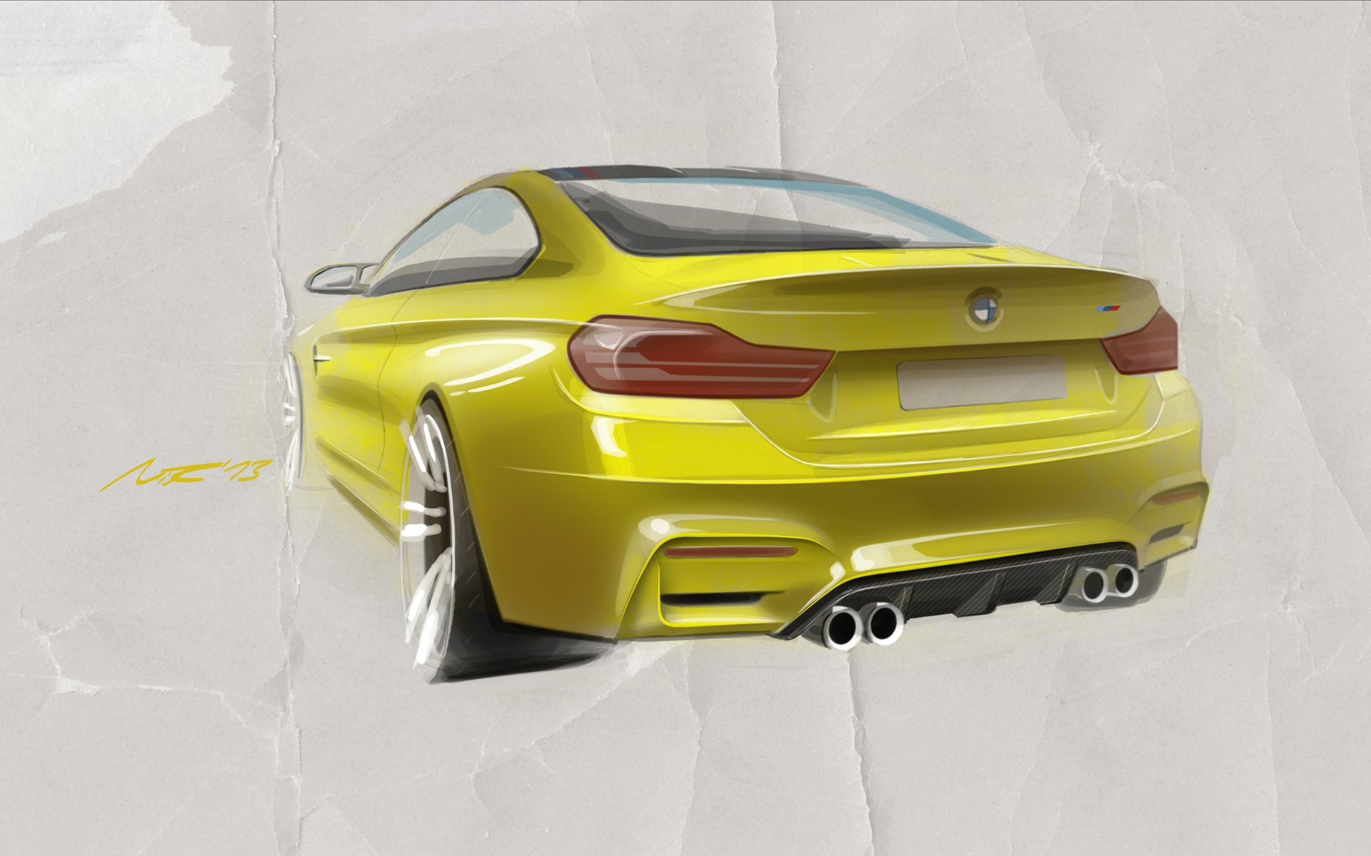 BMW M4 Coupe Concept 2013