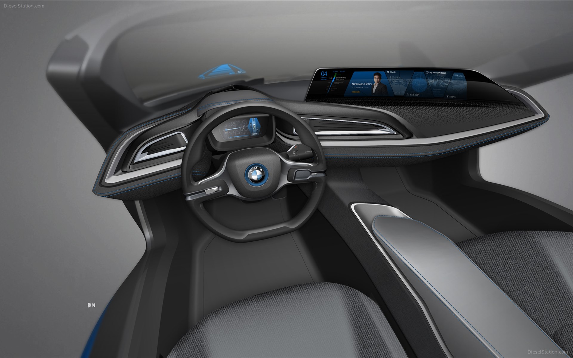 BMW i Vision Future Interaction Concept 2016 BMW i Vision Future Interaction Concept 2016