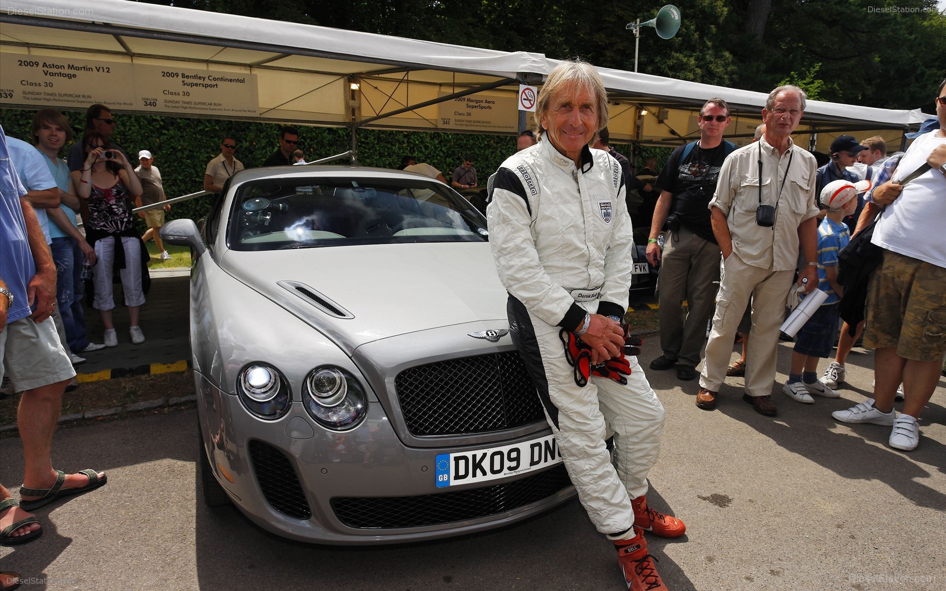 Derek Bell Runs The Bentley Continental Supersports At Goodwood