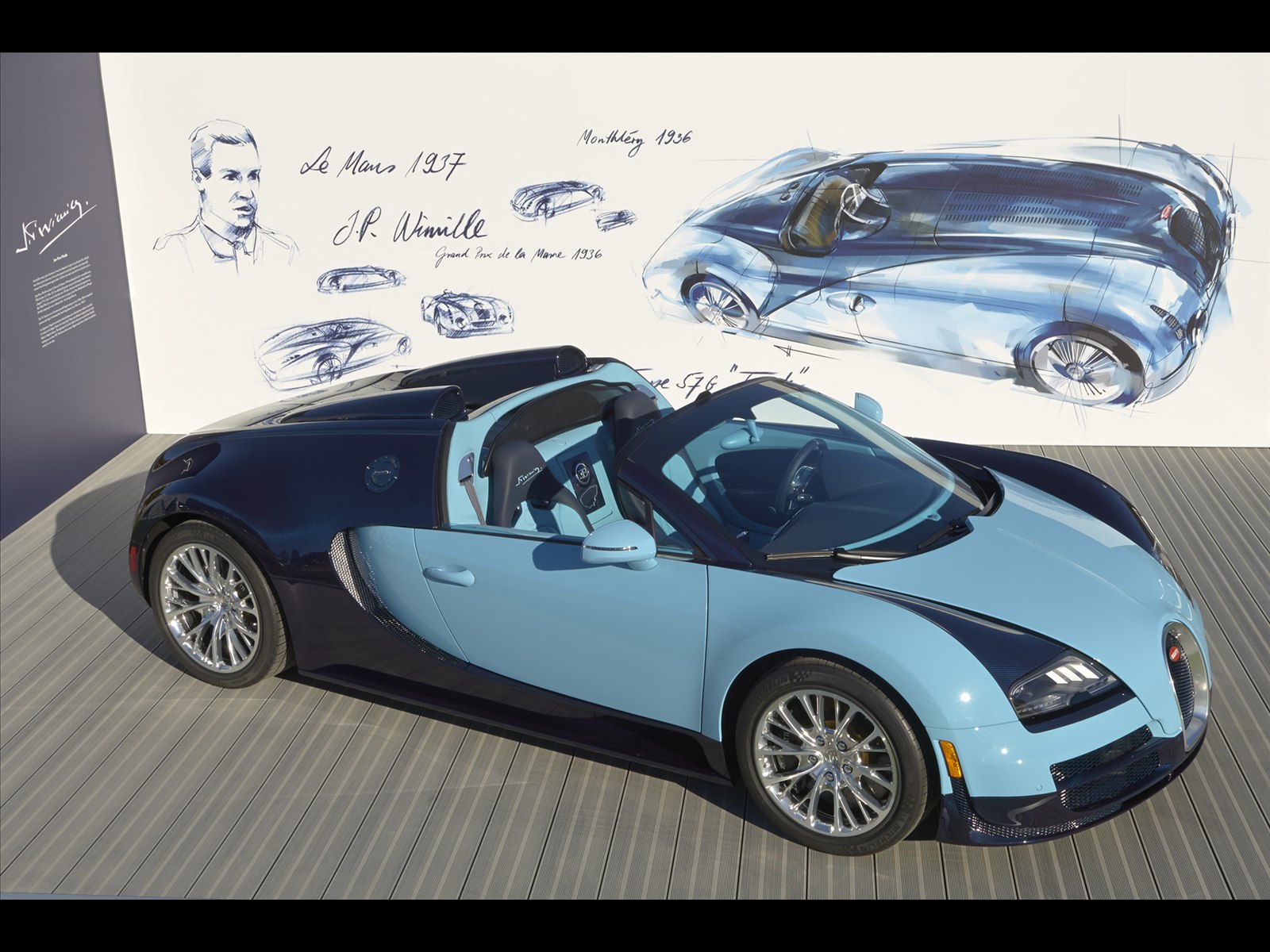 Bugatti Veyron Jean-Pierre Wimille 2013
