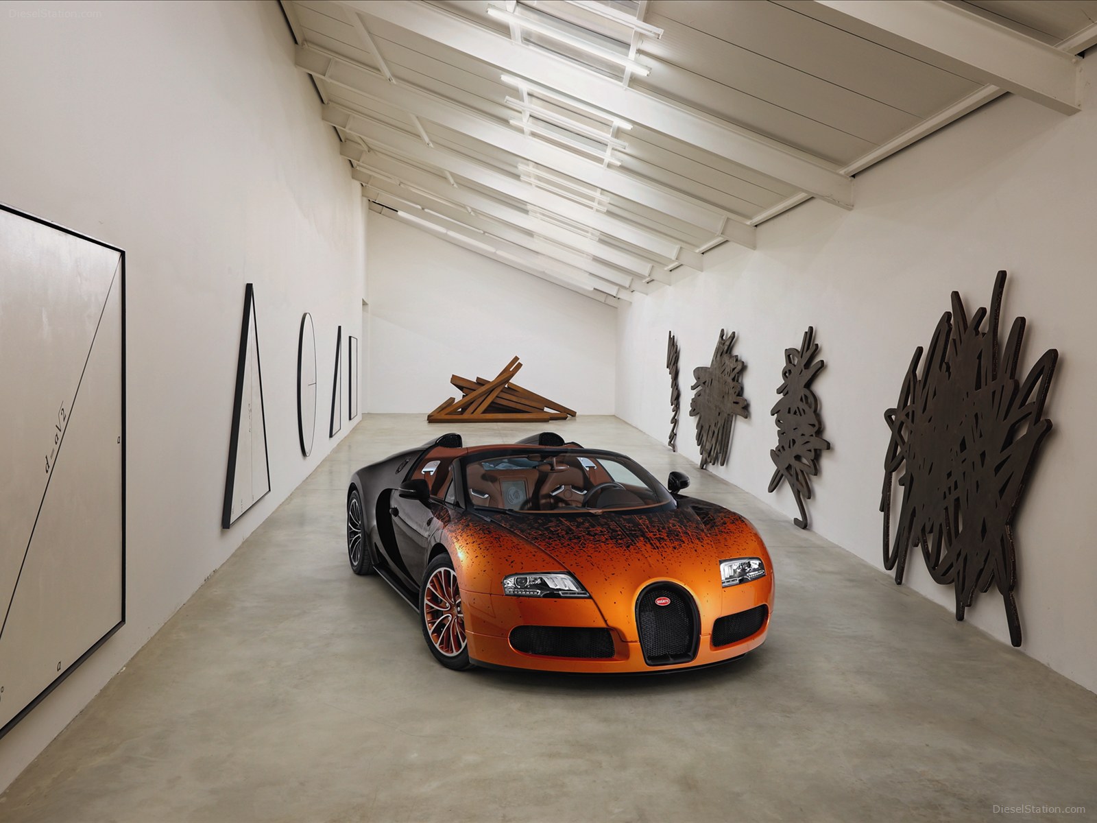 Bugatti Veyron Grand Sport Bernar Venet 2012