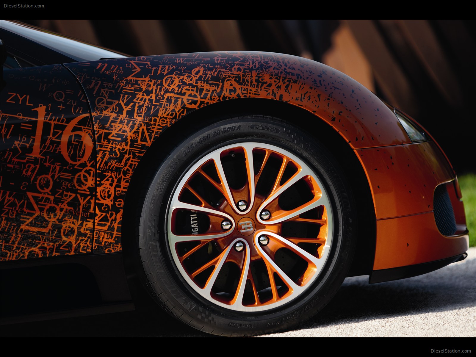 Bugatti Veyron Grand Sport Bernar Venet 2012