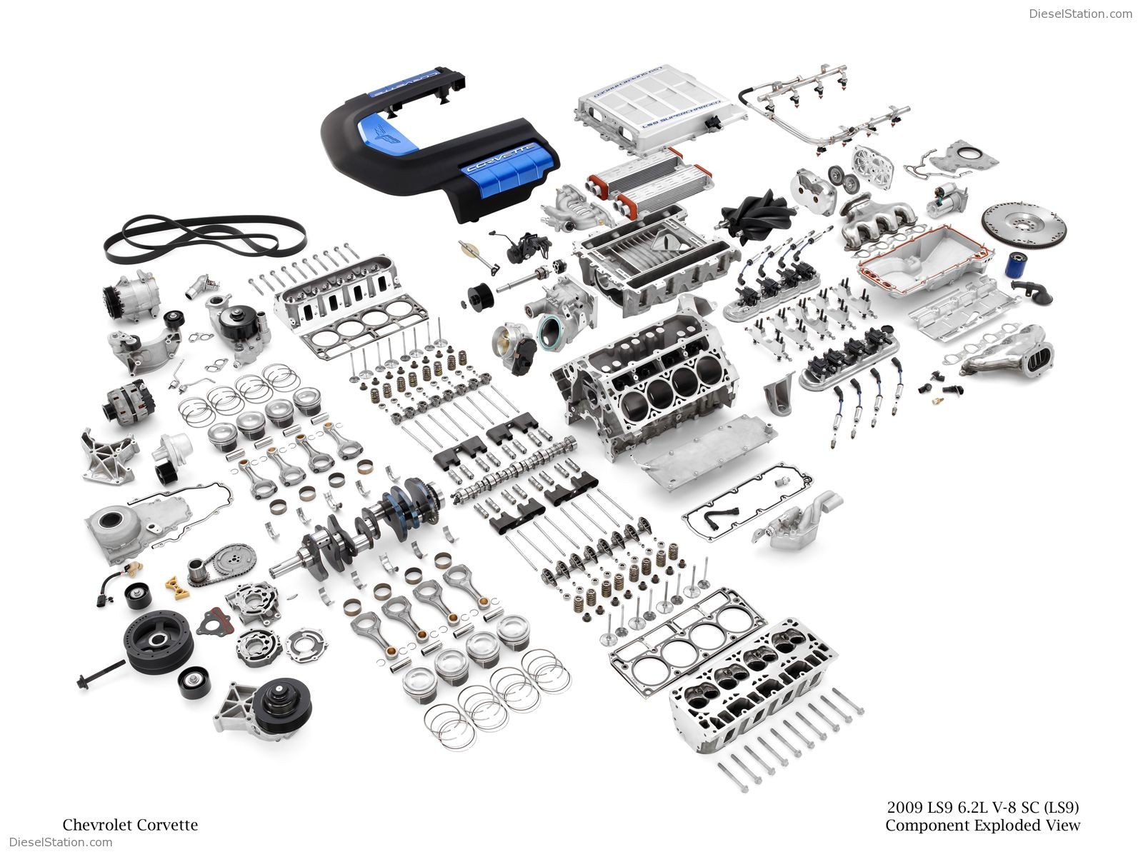 LS9 6.2L V-8 for 2009 Corvette ZR1