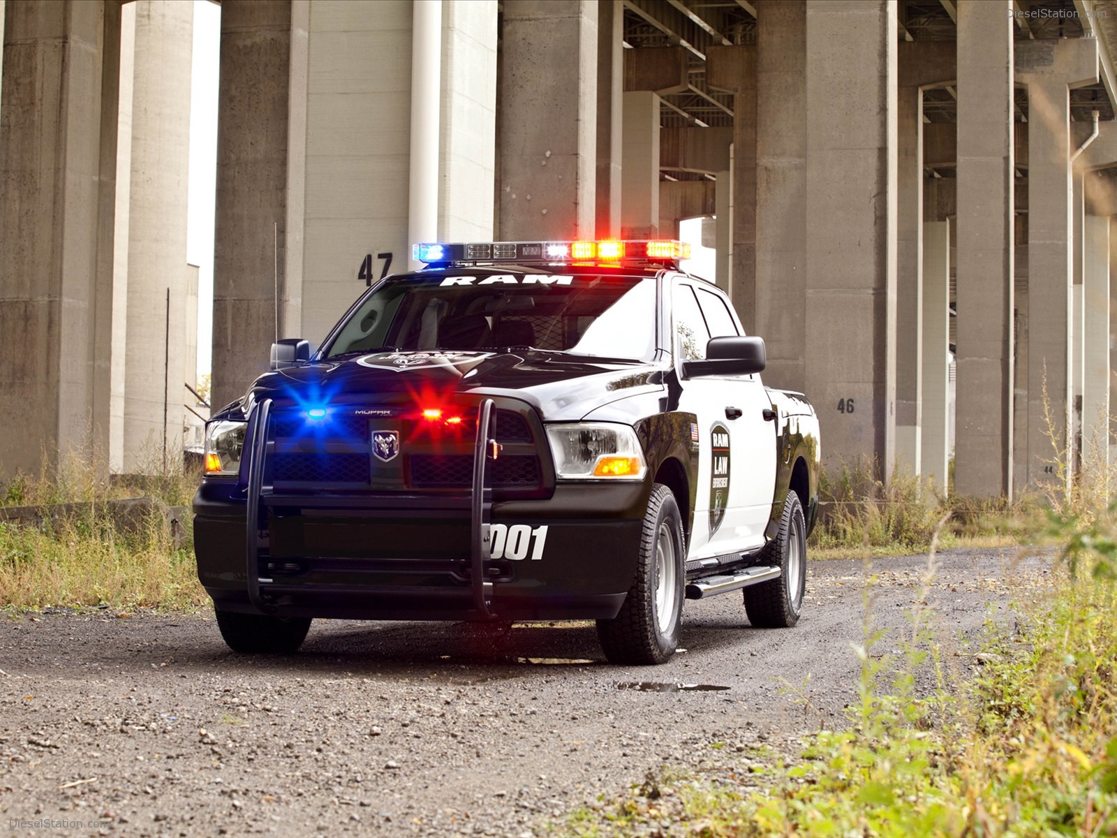 Dodge Ram 1500 Police Truck 2012