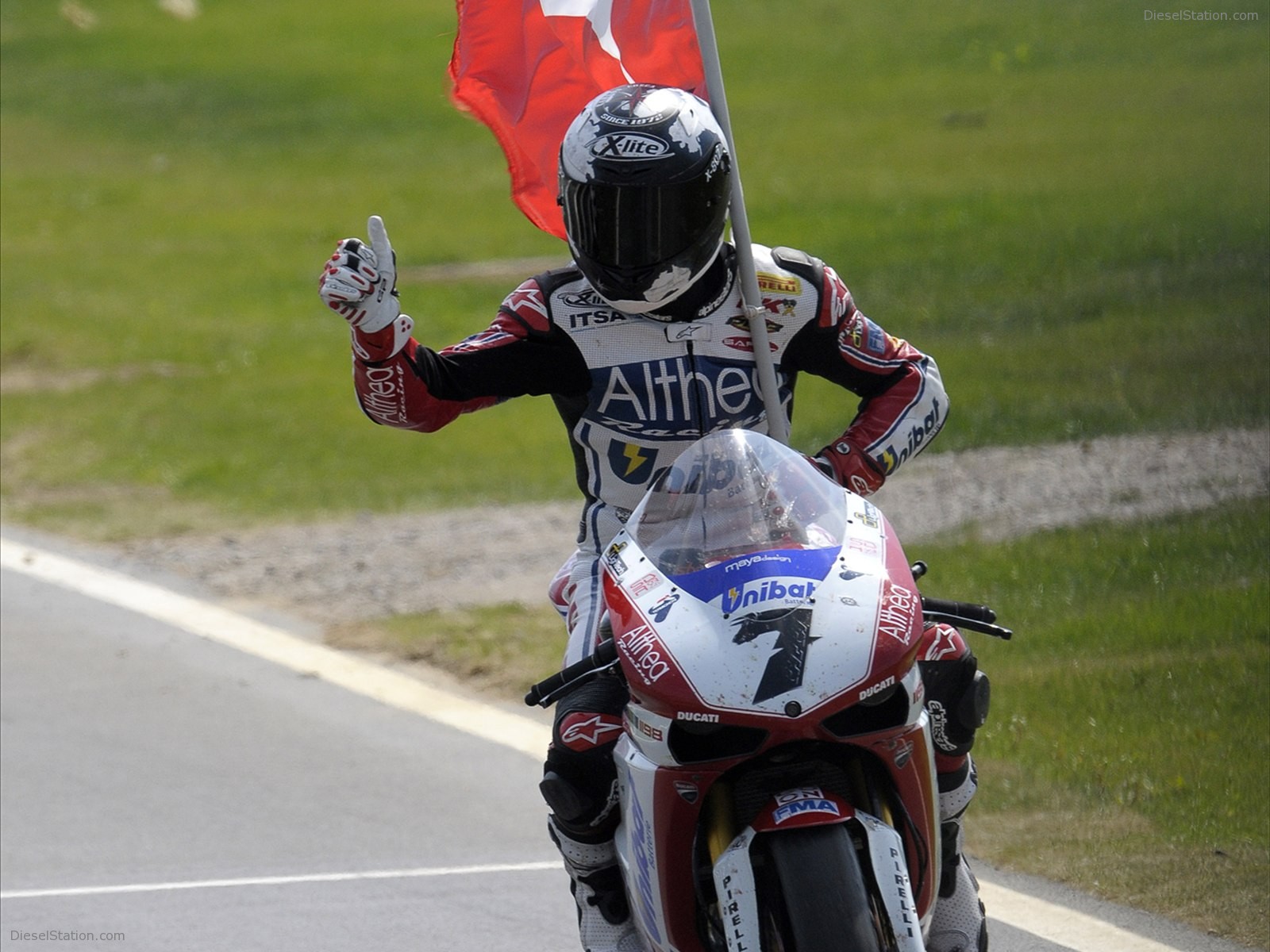 Ducati Carlos Checa scored his 9th victory of 2011 Ducati Carlos Checa scored his 9th victory of 2011
