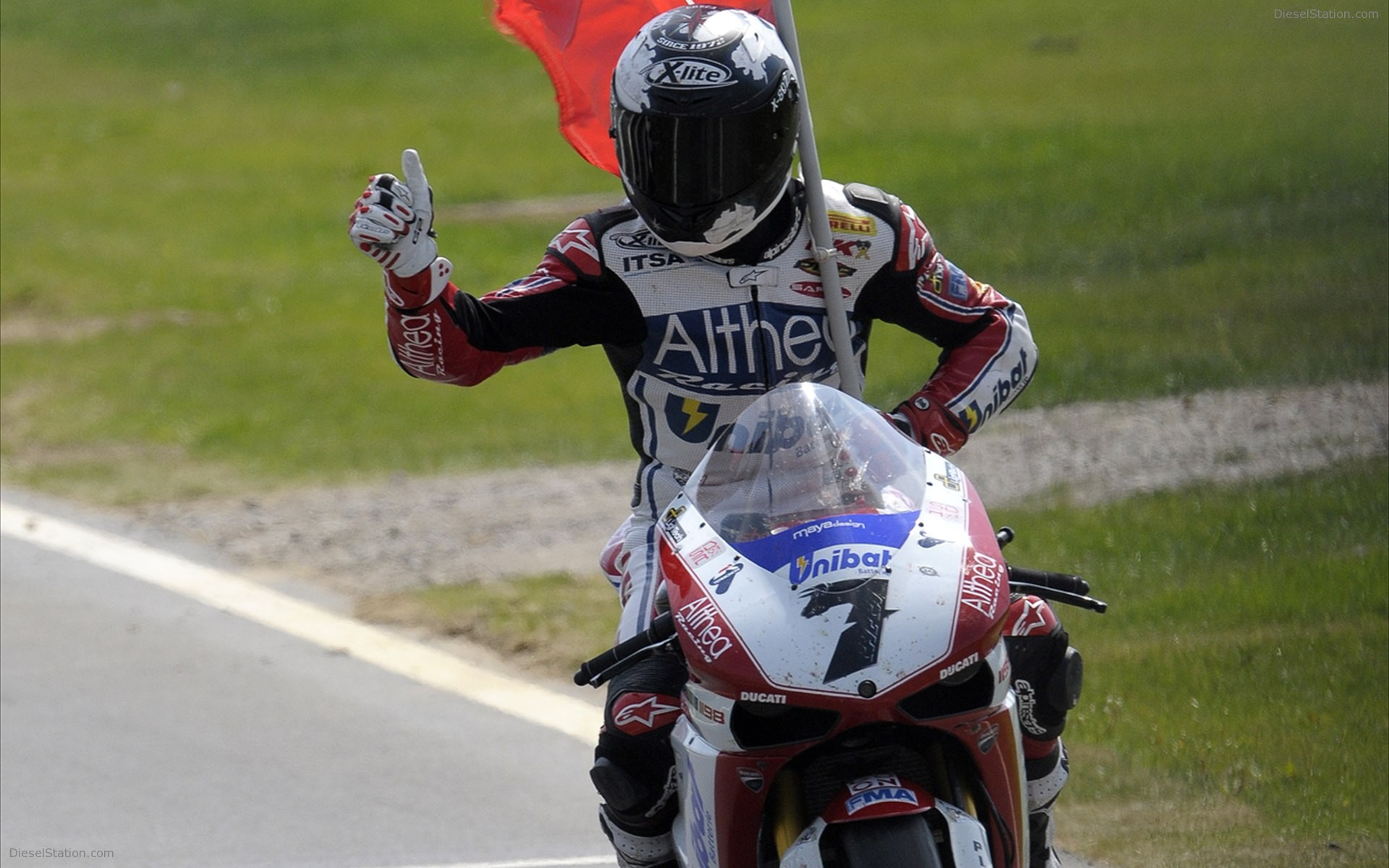 Ducati Carlos Checa scored his 9th victory of 2011 Ducati Carlos Checa scored his 9th victory of 2011