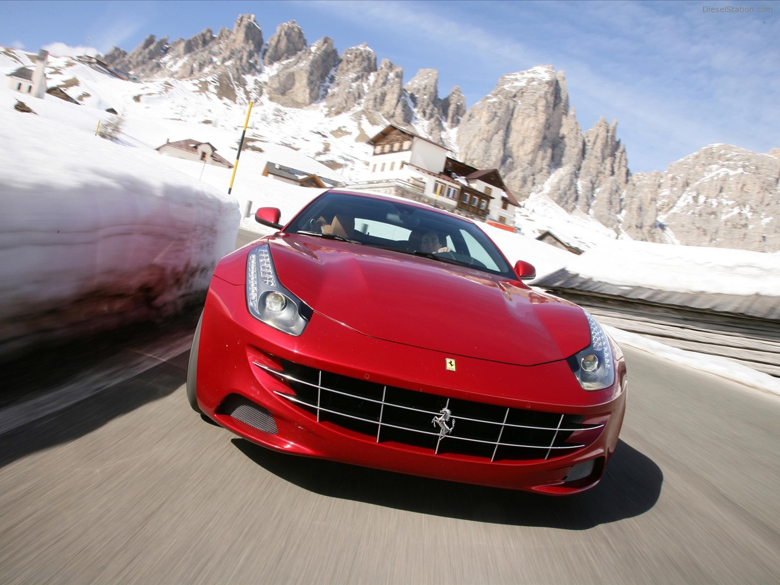 Ferrari FF International Media Test Drive at Kronplatz Ferrari FF International Media Test Drive at Kronplatz